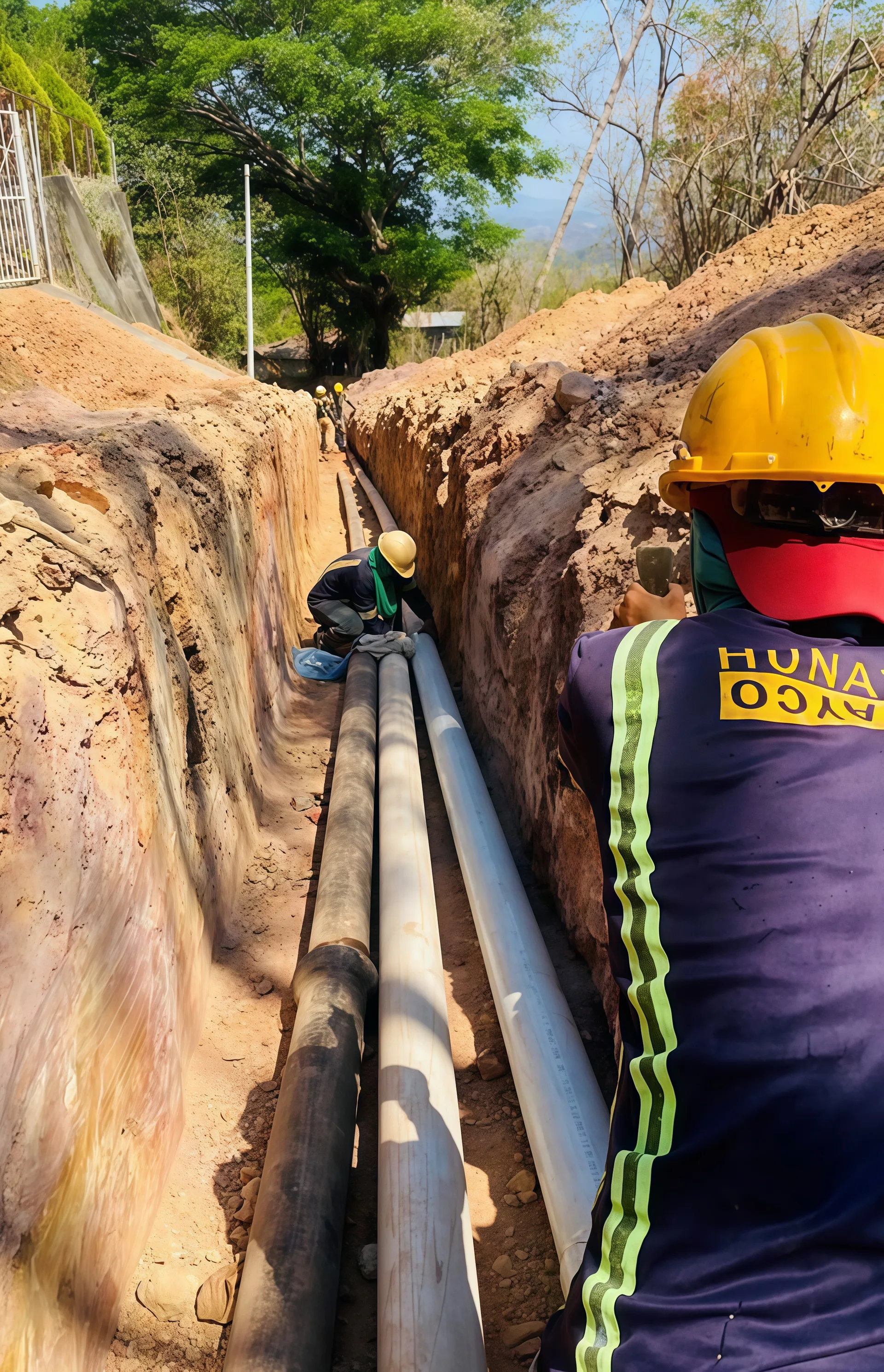Proyecto de sistemas hidráulicos ejecutado por Hunayco